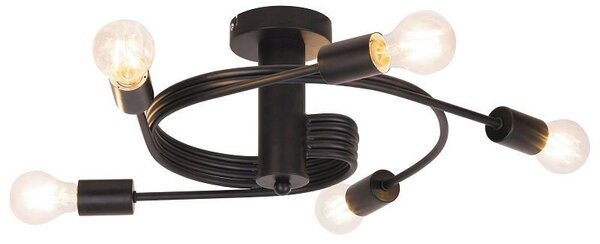 RABALUX 2096 Carly stropní svítidlo LED E27 5x15W matná černá