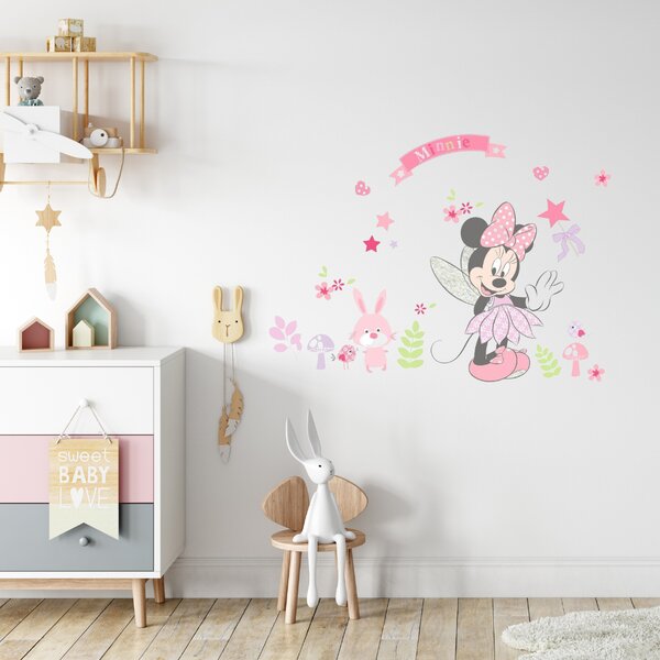Samolepka na zeď "Minnie Mouse" 88x68 cm