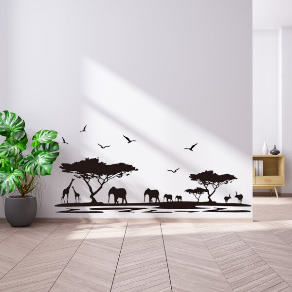 Samolepka na zeď "Afrika" 160x75 cm