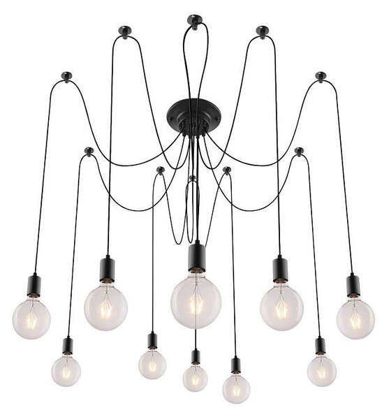 RABALUX 2224 Caspar závěsné svítidlo E27 10x60W matná černá
