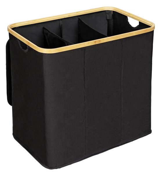 Koš na prádlo, bambus, 57 x 50 x 37, Trio Ecori, WENKO