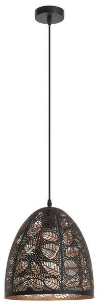 RABALUX 2277 Manorca závěsné svítidlo E27 1x40W černá, zlatá
