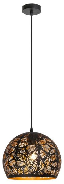 RABALUX 2276 Manorca závěsné svítidlo E27 1x40W černá, zlatá