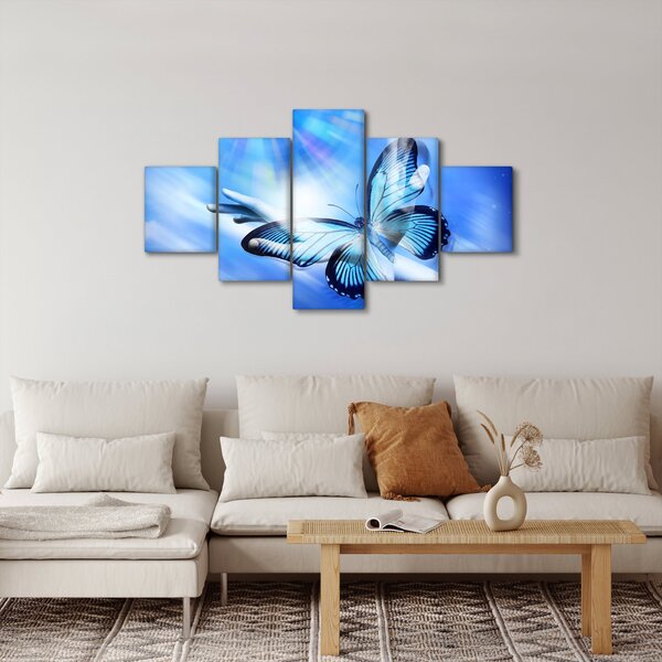 Obraz - Motýl, symbol naděje (125x70 cm)
