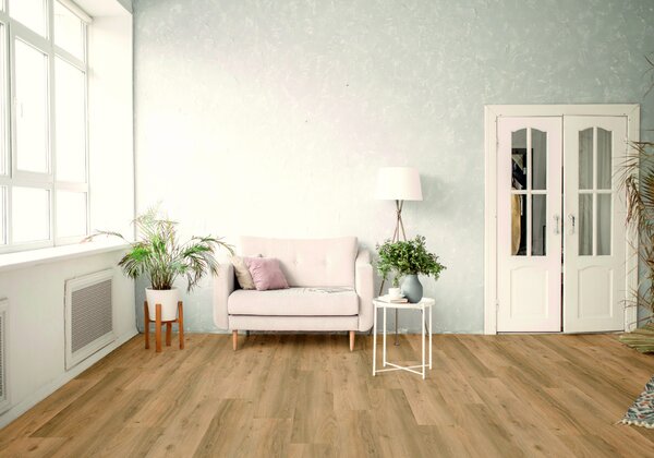 Lepená vinylová podlaha Authentic Oak 0,55 - 1040 Dub Císařský - 228,6×1219,2 mm