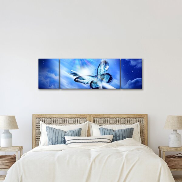 Obraz - Motýl, symbol naděje (170x50 cm)