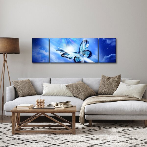 Obraz - Motýl, symbol naděje (170x50 cm)