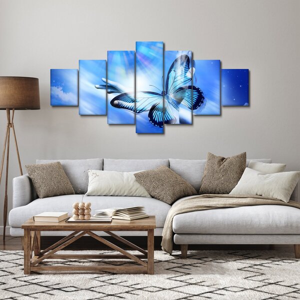 Obraz - Motýl, symbol naděje (210x100 cm)