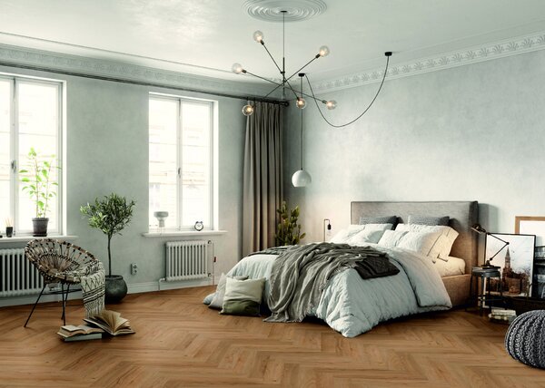 Lepená vinylová podlaha Authentic Oak 0,55 - 1020 Dub Královský - 228,6×1219,2 mm