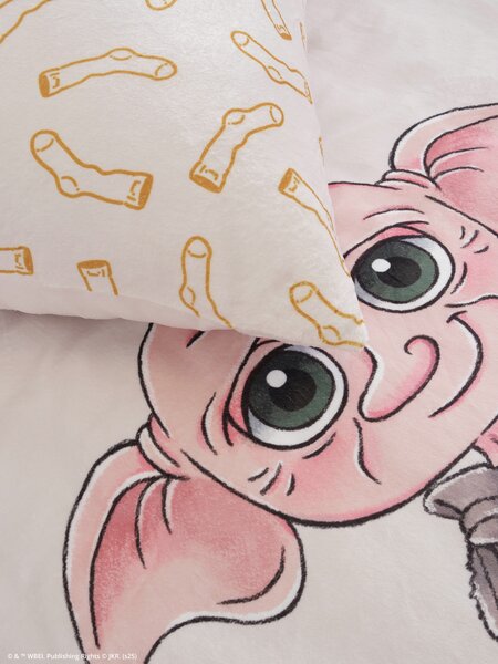 MK Lůžkoviny Mikroplyšové povlečení Harry Potter - Dobby 140 × 200 cm, 70 x 90 cm