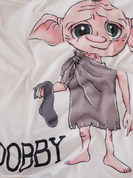 MK Lůžkoviny Mikroplyšové povlečení Harry Potter - Dobby 140 × 200 cm, 70 x 90 cm