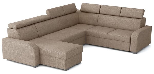 Sedací souprava OSLO U | 170x315x250 | rozkládací + 2x úložný prostor | VÝBĚR TKANIN