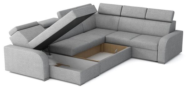 Sedací souprava OSLO U | 170x315x250 | rozkládací + 2x úložný prostor | VÝBĚR TKANIN