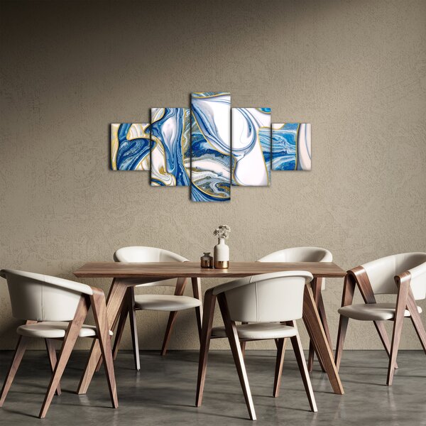 Obraz - Vlny z mramoru (125x70 cm)