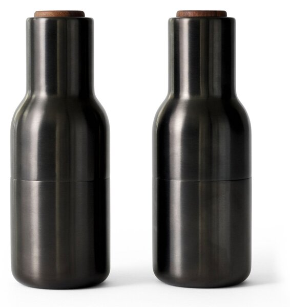 AUDO COPENHAGEN Mlýnky na sůl a pepř Bottle, Bronzed Brass, Walnut, set 2ks