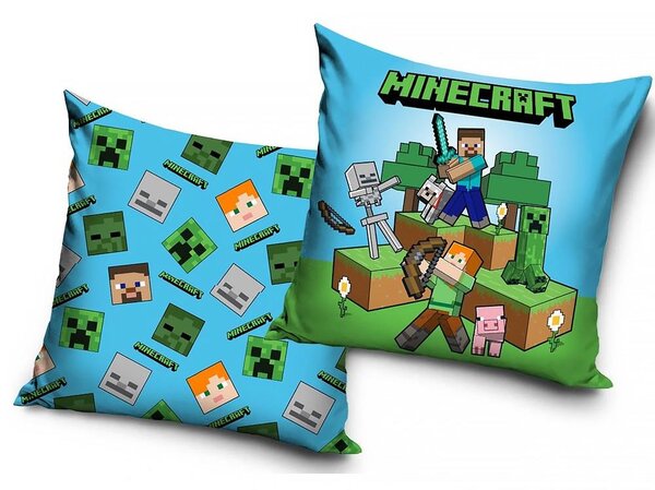 Povlak na polštářek - Minecraft dobrodružství