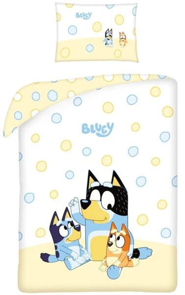 Povlečení do dětské postýlky Bluey - 100% bavlna - 60 x 40 cm + 100 x +135 cm