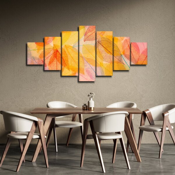 Obraz - Pozadí z podzimního listí (210x100 cm)