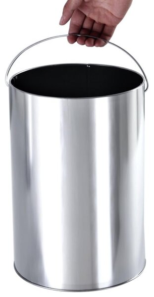Stojanový popelník s odpadkovým košem SMOKE, 60,5x24,5cm, černá SongmicsHome