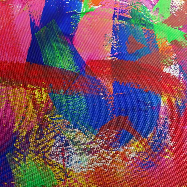 Obraz - Barevná abstrakce (170x50 cm)