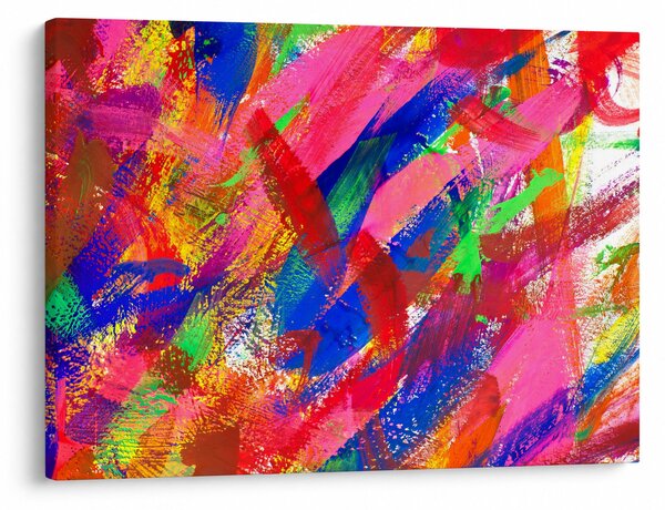 Obraz - Barevná abstrakce (70x50 cm)