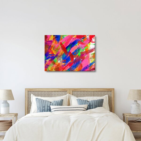 Obraz - Barevná abstrakce (70x50 cm)