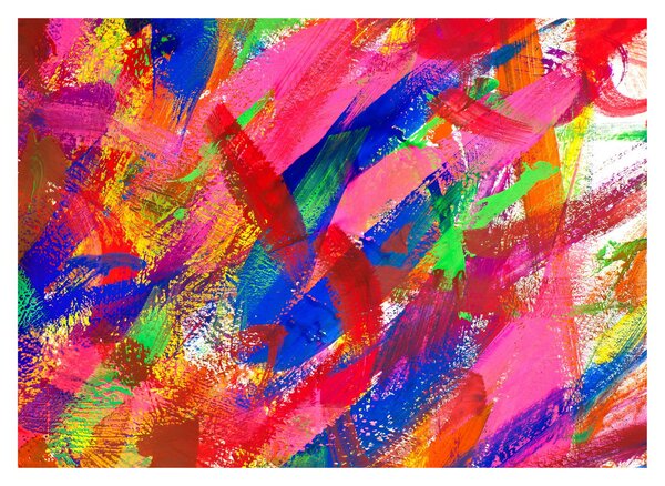 Obraz - Barevná abstrakce (70x50 cm)