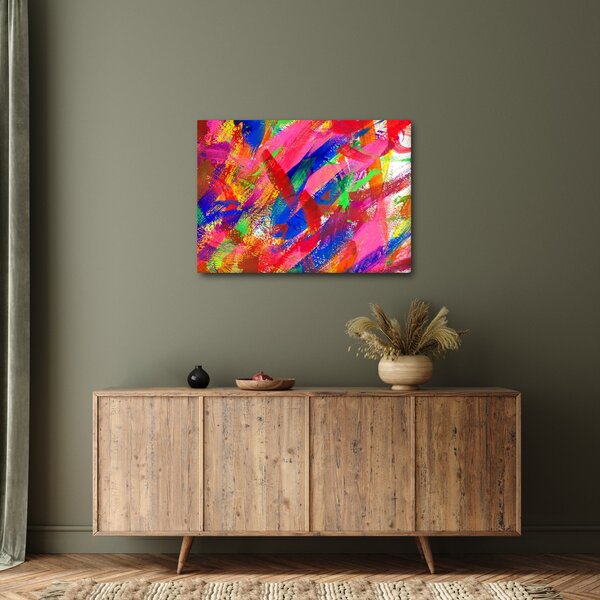 Obraz - Barevná abstrakce (70x50 cm)