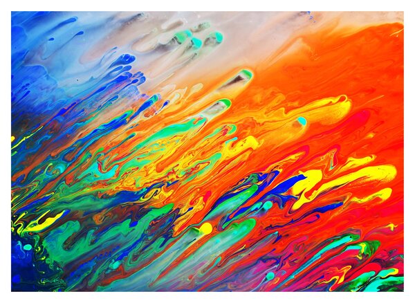 Obraz - Barevná abstrakce (70x50 cm)
