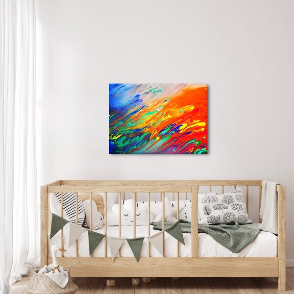 Obraz - Barevná abstrakce (70x50 cm)