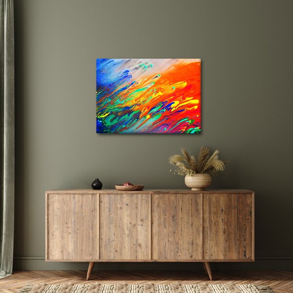 Obraz - Barevná abstrakce (70x50 cm)