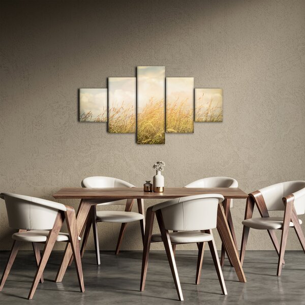 Obraz - Pole na podzim (125x70 cm)