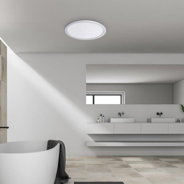 RABALUX 3358 Lambert LED stropní svítidlo 280mm 15W/1500lm 4000K IP44 stříbrné