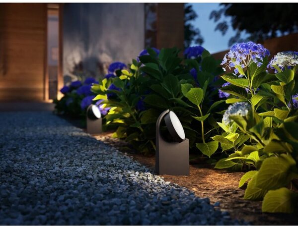Philips 8719514477292 Mimosa exteriérový sloupek LED 7W/630lm 2700K antracit