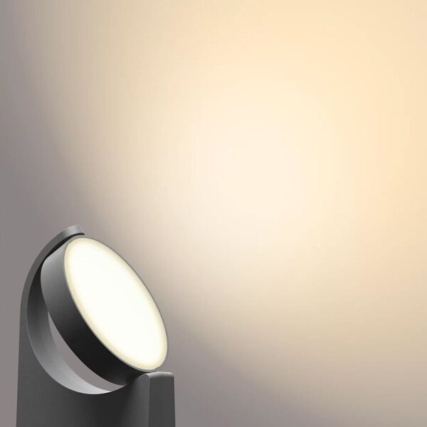 Philips 8719514477292 Mimosa exteriérový sloupek LED 7W/630lm 2700K antracit