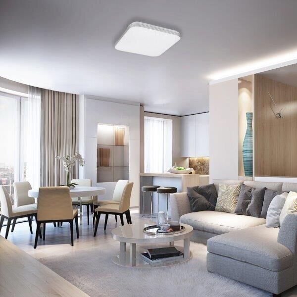 RABALUX 3409 Oscar LED stropní svítidlo Stars 530x530mm 36W/2700lm 4000K, starlight efekt, bílé