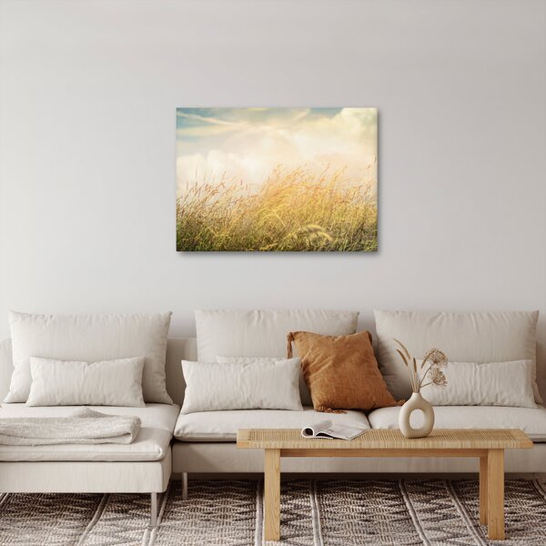 Obraz - Pole na podzim (70x50 cm)