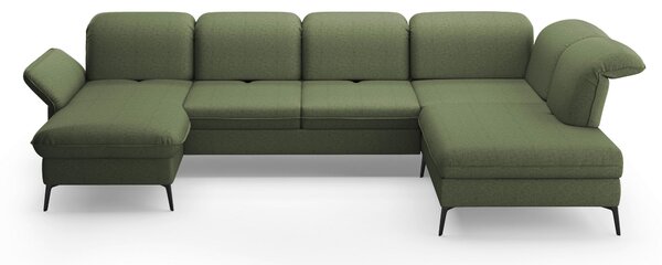 SEDACÍ SOUPRAVA, textil, olivově zelená Sit & More - Sedací soupravy, Online Only