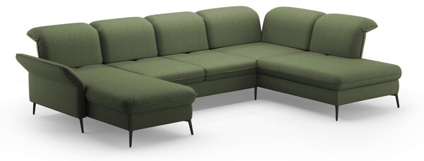 SEDACÍ SOUPRAVA, textil, olivově zelená Sit & More - Sedací soupravy, Online Only