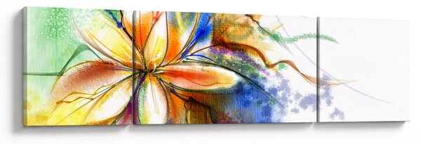 Obraz - Květina (170x50 cm)