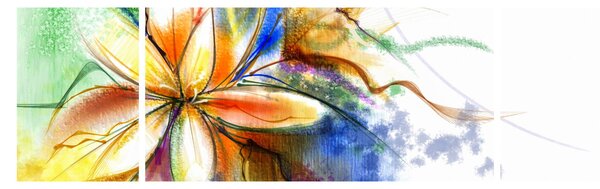 Obraz - Květina (170x50 cm)