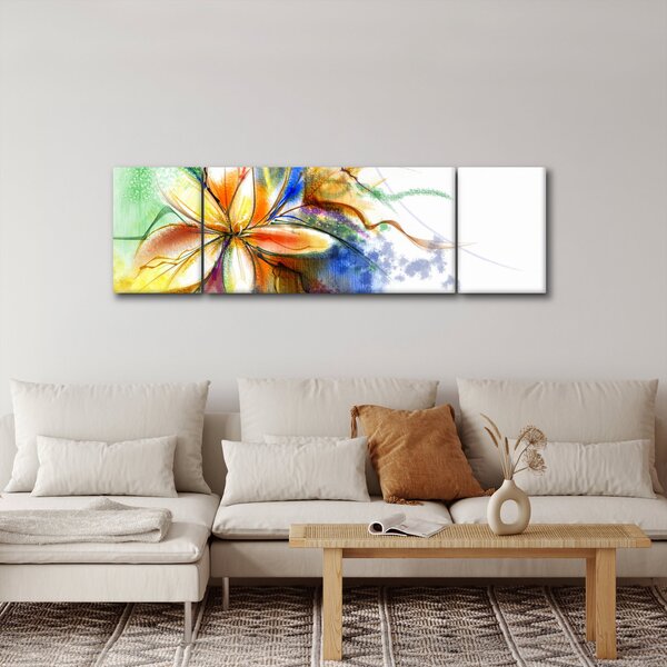 Obraz - Květina (170x50 cm)