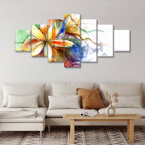 Obraz - Květina (210x100 cm)