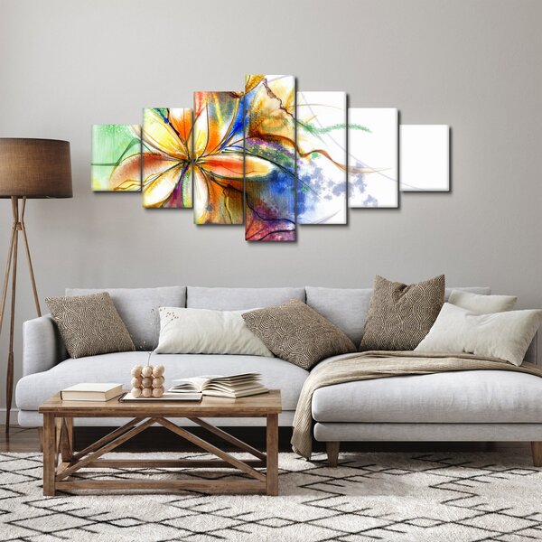 Obraz - Květina (210x100 cm)
