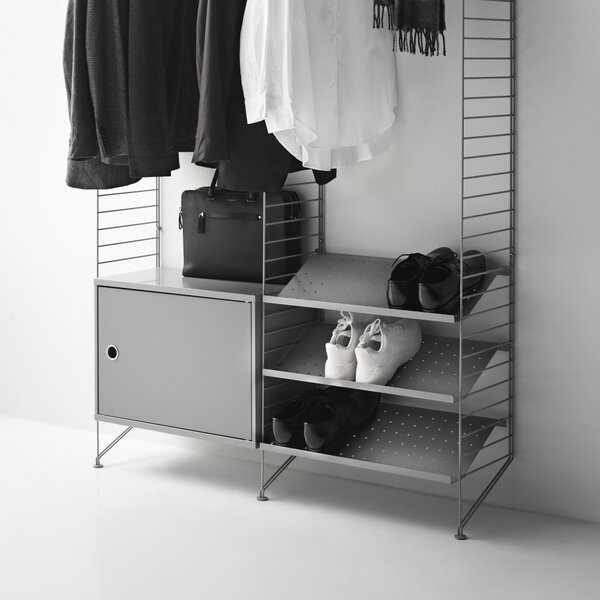 STRING Skříňka Cabinet with Swing Door, Oak