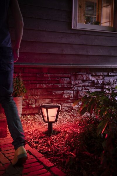 Philips HUE 17441/30 / P7 Econic venkovní zahradní sloupek 15W = 1150lm LED IP44 2200-6500K RGB
