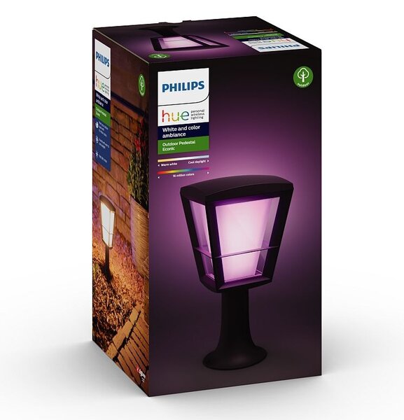 Philips HUE 17441/30 / P7 Econic venkovní zahradní sloupek 15W = 1150lm LED IP44 2200-6500K RGB