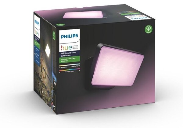 Philips HUE 17435/30 / P7 Discover Exteriérový Reflektor 15W = 2300lm LED IP44 2200-6500K RGB