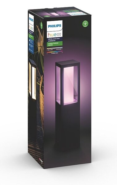 Philips HUE 17431/30 / P7 Impress venkovní zahradní sloupek 8W = 1200lm LED IP44 2200-6500K RGB