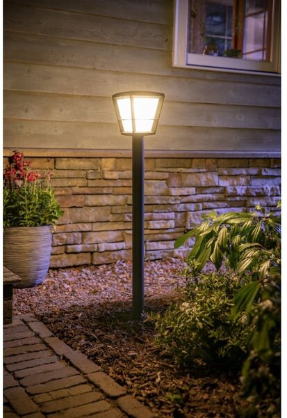 Philips HUE 17442/30 / P7 Econic venkovní zahradní sloupek 15W = 1150lm LED IP44 2200-6500K RGB